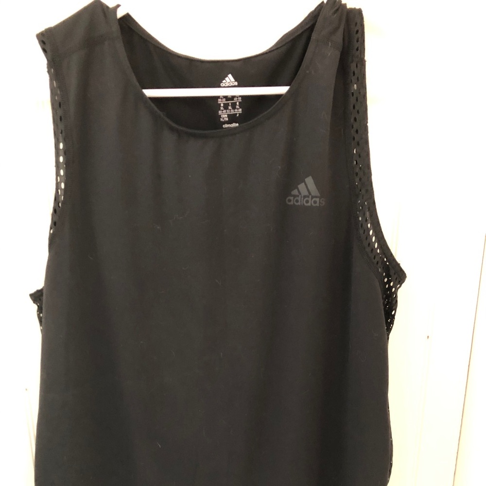 Adidas lightweight tank with mesh sides